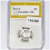 Image 1 : 1937-D Mercury Silver Dime PGA MS65+ FSB