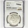 Image 1 : 1892 Morgan Silver Dollar NGC AU55