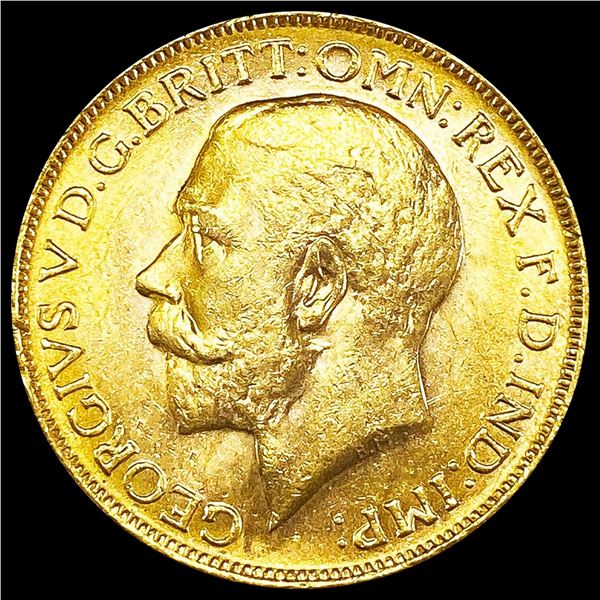 1922 G.B. .2355oz Gold Sovereign UNCIRCULATED