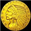 1913 $5 Gold Half Eagle NEARLY UNCIRCULATED