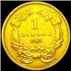 Image 2 : 1861 Rare Gold Dollar UNCIRCULATED