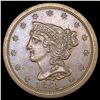 1851 Braided Hair Half Cent UNCIRCULATED