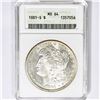 1881-S Morgan Silver Dollar ANACS MS64
