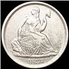 Image 1 : 1837 No Stars Seated Liberty Half Dime CLOSE UNC