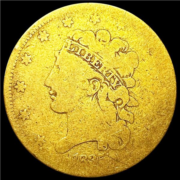 1835 $5 Gold Half Eagle NICE CIRCULATED