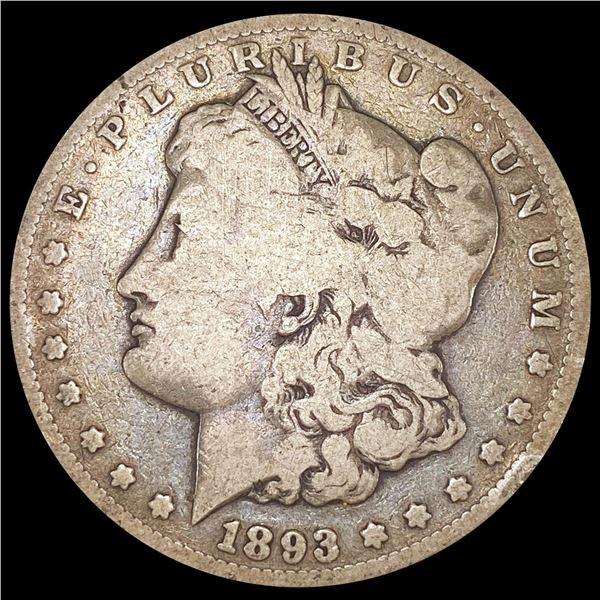 1893-CC Morgan Silver Dollar NICE CIRCULATED