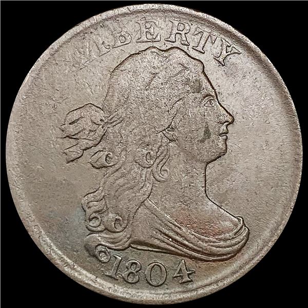 1804 Draped Bust Half Cent NICE CIRCULATED