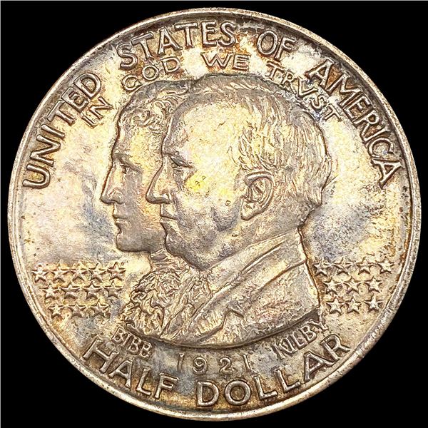 1921 Alabama Half Dollar NEARLY UNCIRCULATED