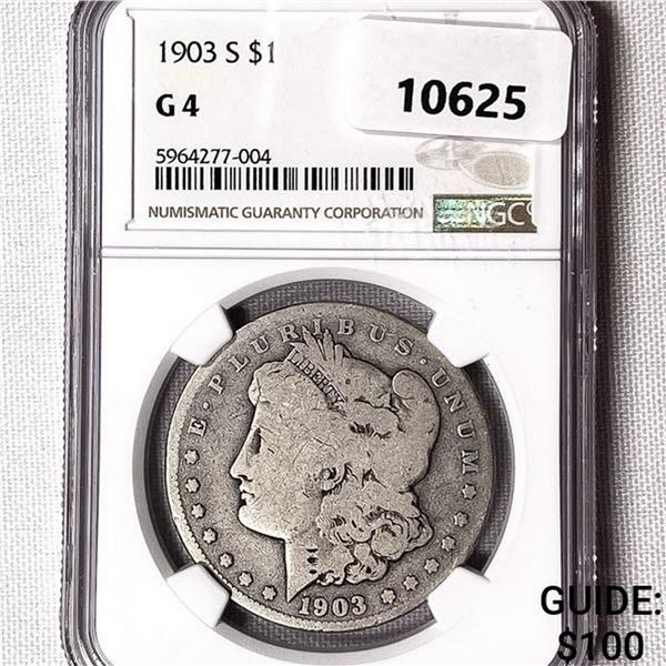 1903-S Morgan Silver Dollar NGC G4