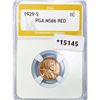 Image 1 : 1929-S Wheat Cent PGA MS66 RED