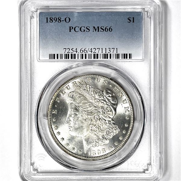 1898-O Morgan Silver Dollar PCGS MS66