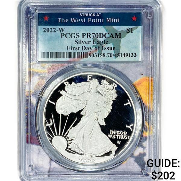 2022-W A.S.E. 1st Day of Issue NGC PR70 DCAM