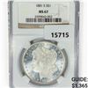 Image 1 : 1881-S Morgan Silver Dollar NGC MS67
