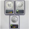 Image 2 : 2006 Set (3) A.S.E. 1 Rev PF, 1 UC NGC PF, MS