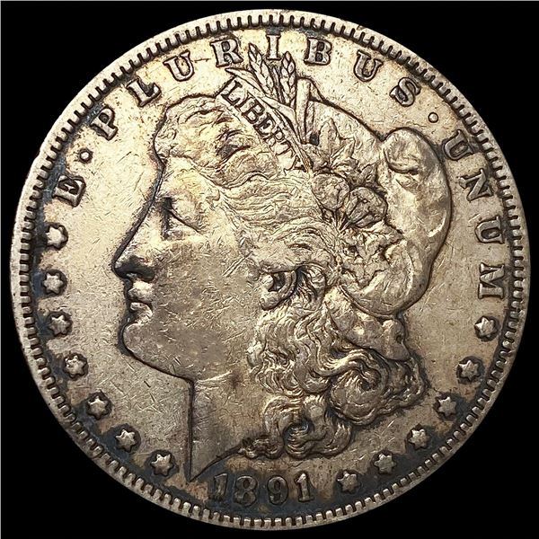 1891-CC Morgan Silver Dollar HIGH GRADE