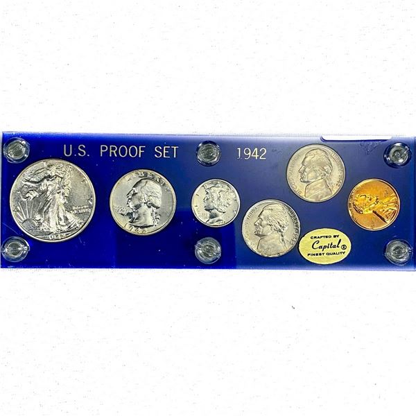 1942 US Proof Coin Set GEM (6 Coins)