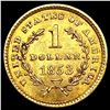 Image 2 : 1853 Rare Gold Dollar UNCIRCULATED
