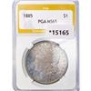 Image 1 : 1885 Morgan Silver Dollar PGA MS65