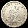 Image 1 : 1853-O Arws & Rays Seated Lib Quarter ABOUT UNC