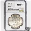 Image 1 : 1886 Morgan Silver Dollar NGC MS63