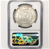 Image 2 : 1886 Morgan Silver Dollar NGC MS63