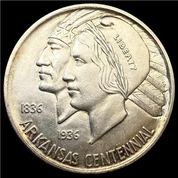 1937 Arkansas Half Dollar CHOICE BU