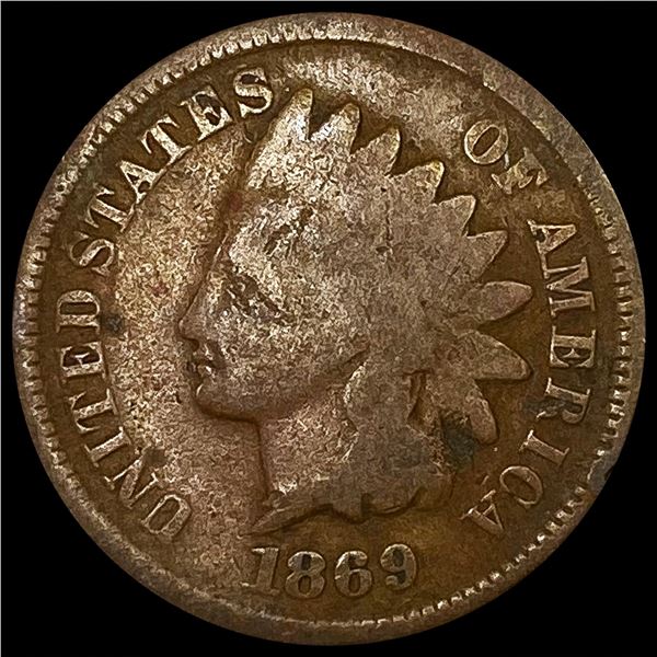 1869 Indian Head Cent NICE CIRCULATED