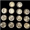 Image 1 : (14) 1947 Roosevelt Dimes UNCIRCULATED