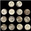Image 2 : (14) 1947 Roosevelt Dimes UNCIRCULATED
