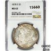 Image 1 : 1878-S Morgan Silver Dollar NGC MS63