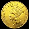 Image 1 : 1855-S $3 Gold Piece HIGH GRADE