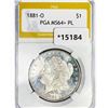 Image 1 : 1881-O Morgan Silver Dollar PGA MS64+ PL