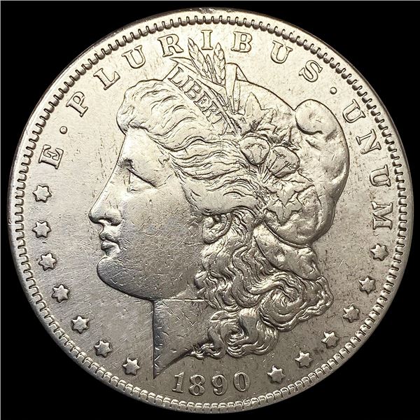 1890-CC Morgan Silver Dollar CLOSE UNCIRCULATED