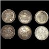Image 2 : (6) Misc Half Dollars ((2) 1892, (2) 1893, 1943,