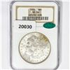 Image 1 : 1886 CAC Morgan Silver Dollar NGC MS66