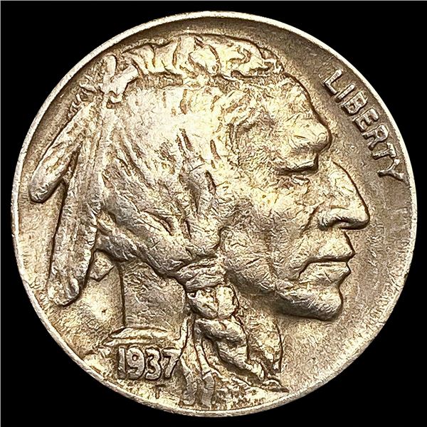 1937-D 3-Leg Buffalo Nickel LIGHTLY CIRCULATED