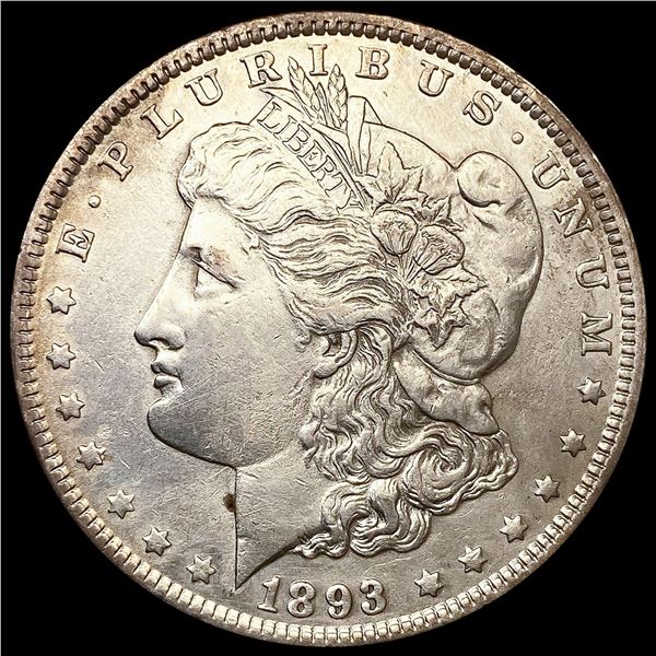 1893 Morgan Silver Dollar CLOSE UNCIRCULATED