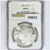 Image 1 : 1884-CC Morgan Silver Dollar NGC MS65