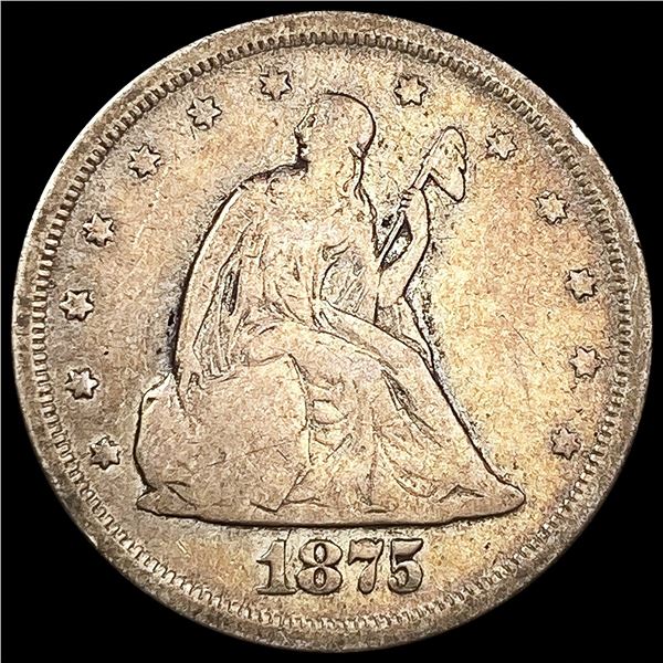 1875-S Twenty Cent Piece NICE CIRCULATED