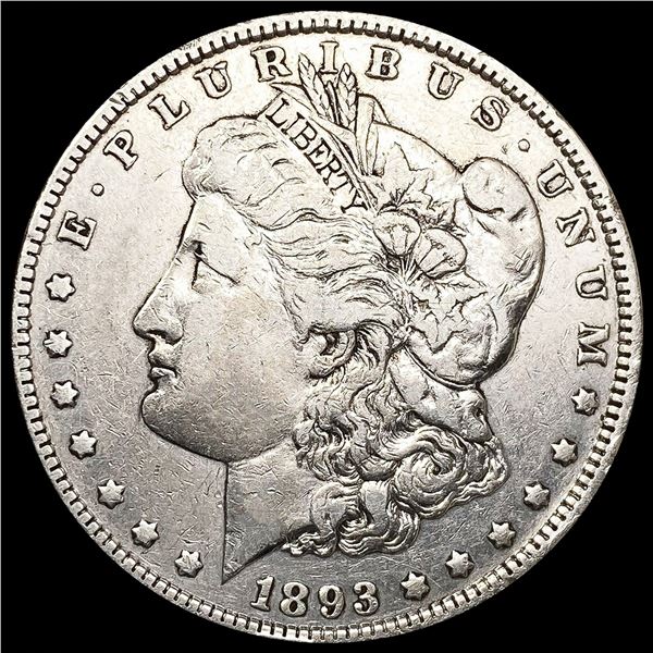 1893 Morgan Silver Dollar CLOSE UNCIRCULATED