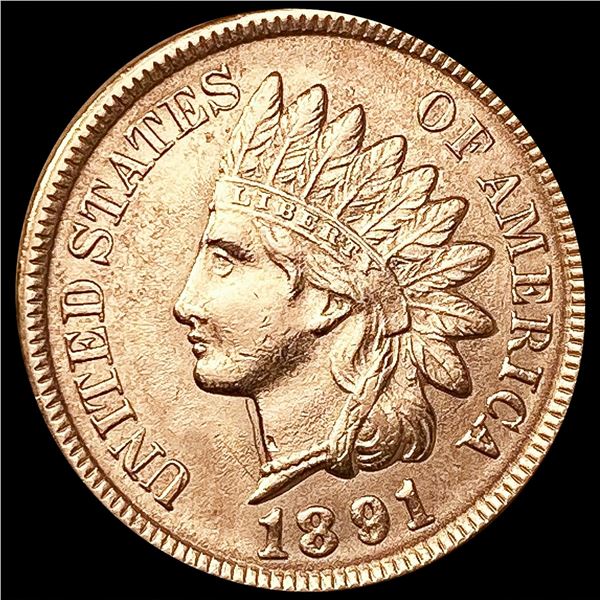 1891 RD Indian Head Cent UNCIRCULATED