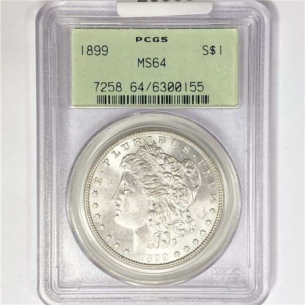 1899 Morgan Silver Dollar PCGS MS64