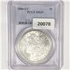 1884-CC Morgan Silver Dollar PCGS MS65