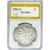 1890-CC Morgan Silver Dollar PGA MS61