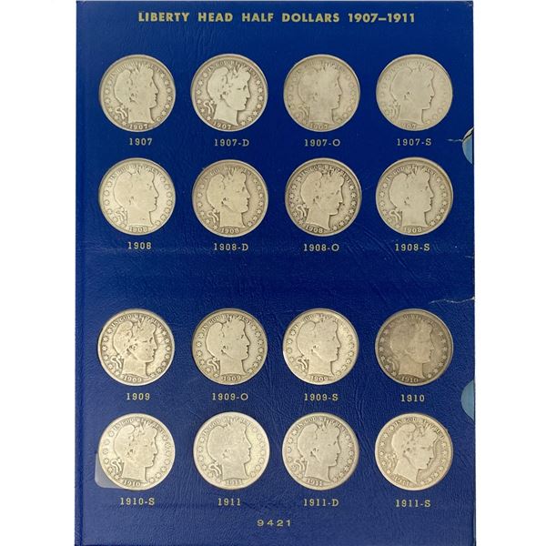 2 Barber Half Dollar Books (73 Coins)