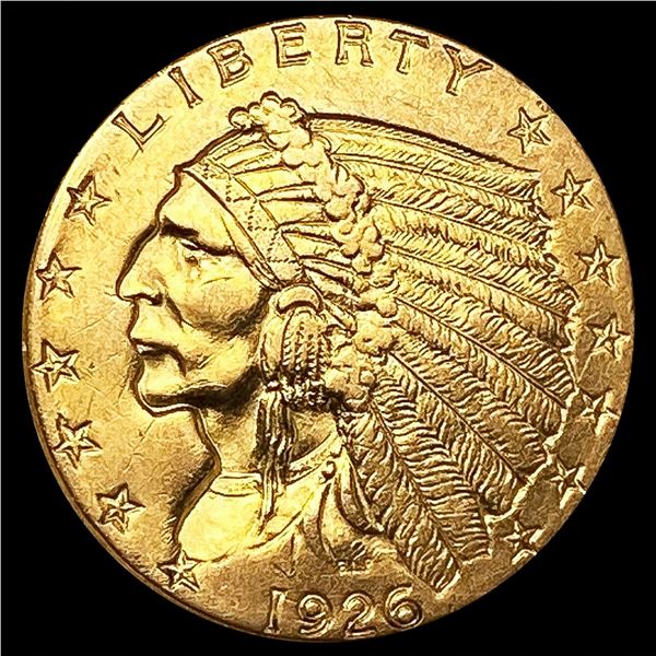 1926 $2.50 Gold Quarter Eagle CLOSE UNC