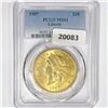 Image 1 : 1907 $20 Gold Double Eagle PCGS MS61
