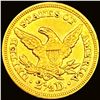 Image 2 : 1851-C $2.50 Gold Quarter Eagle UNCIRCULATED