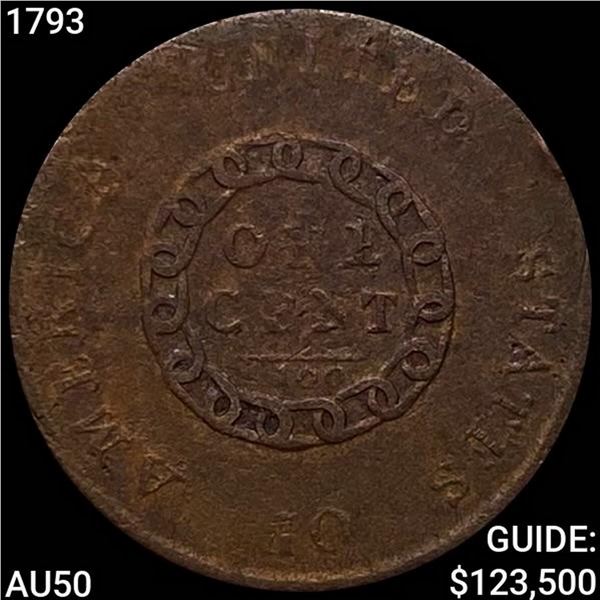 1793 Chain Cent HIGH GRADE