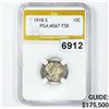 Image 1 : 1918-S FSB Mercury Silver Dime SUPERB GEM BU